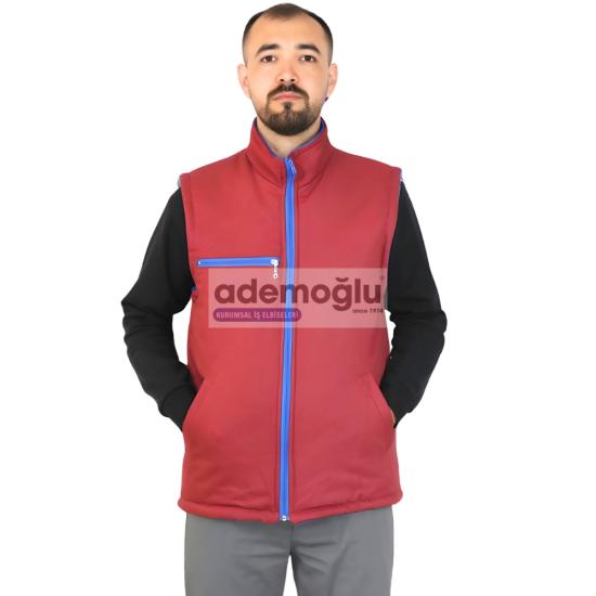 Kışlık Yelek Bordo