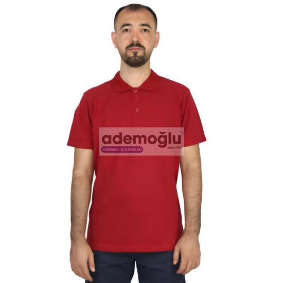 Polo Yaka Tişört Bordo